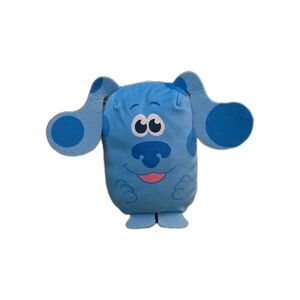 BLUES CLUES & YOU! Nickelodeon BLUE 7" Plush Toy ~ DOG / PUPPY Pre-owned